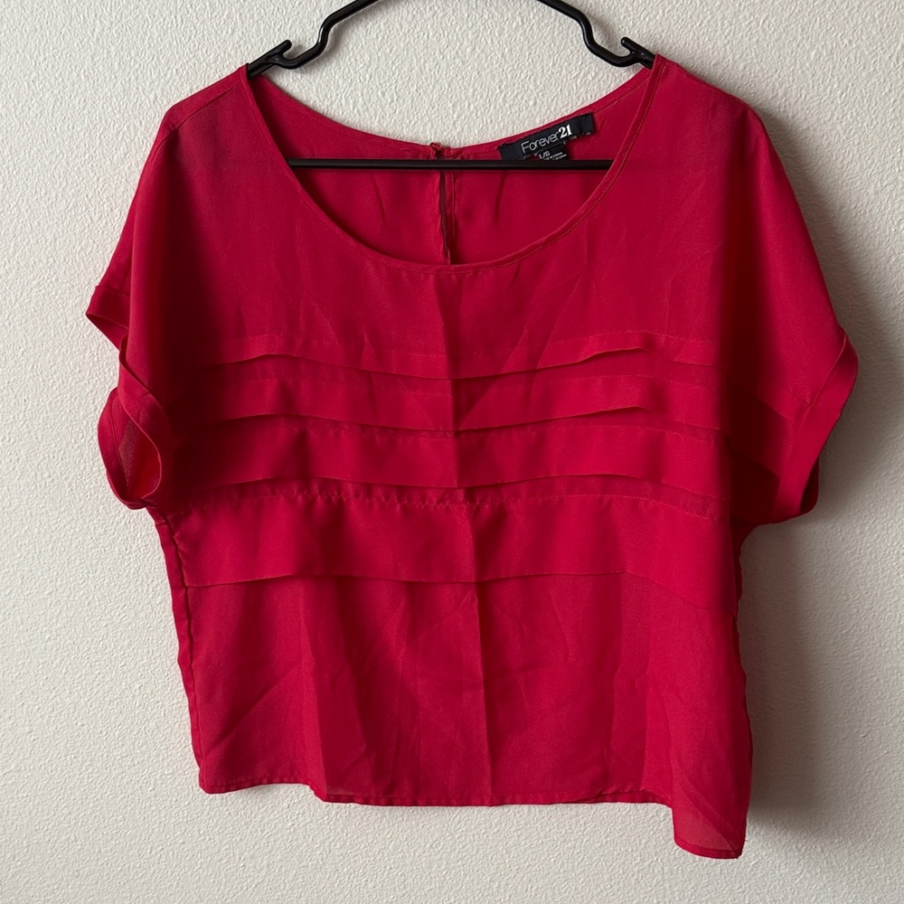 Red blouse